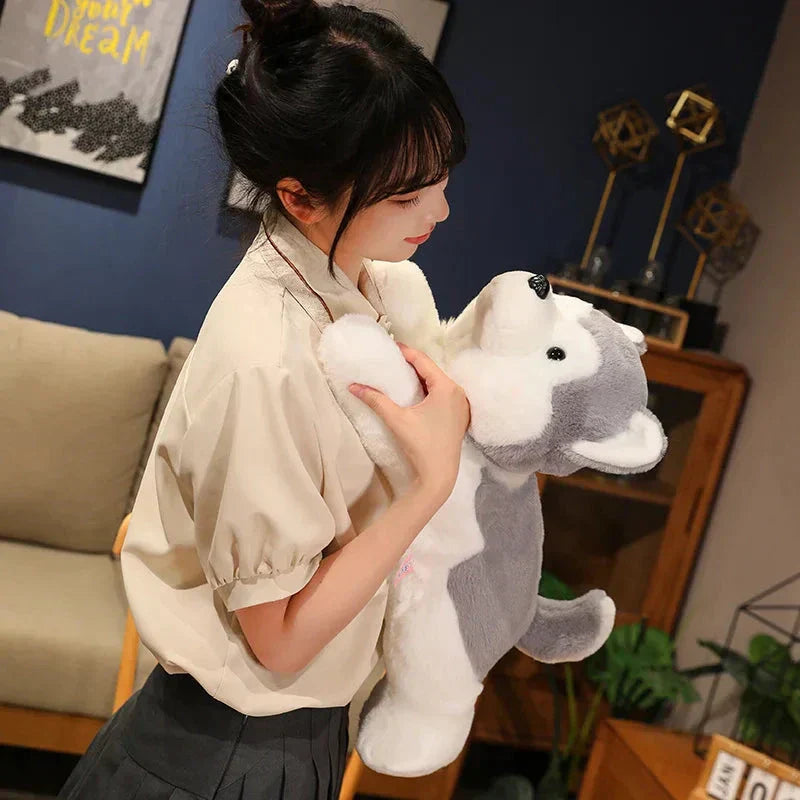 Adorable Cuddly Husky Stuffed Toy