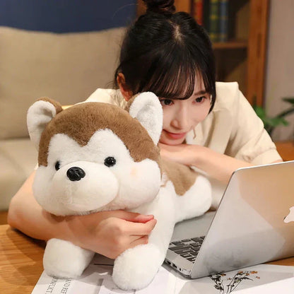 Adorable Cuddly Husky Stuffed Toy - Luxicro