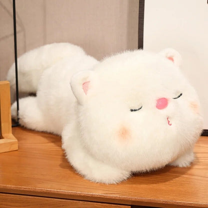 Cute Plush Sleeping Kitten