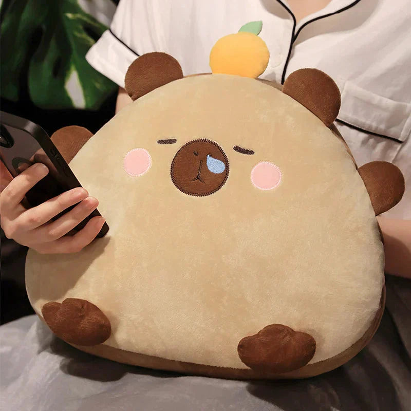 Adorable Stuffed Toy Pillow with Cozy Throw Blanket