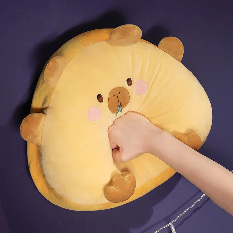 Adorable Stuffed Toy Pillow with Cozy Throw Blanket