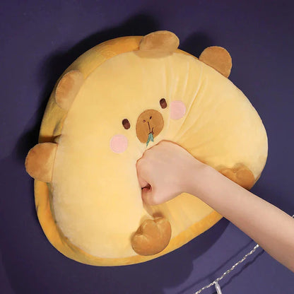 Adorable Stuffed Toy Pillow with Cozy Throw Blanket