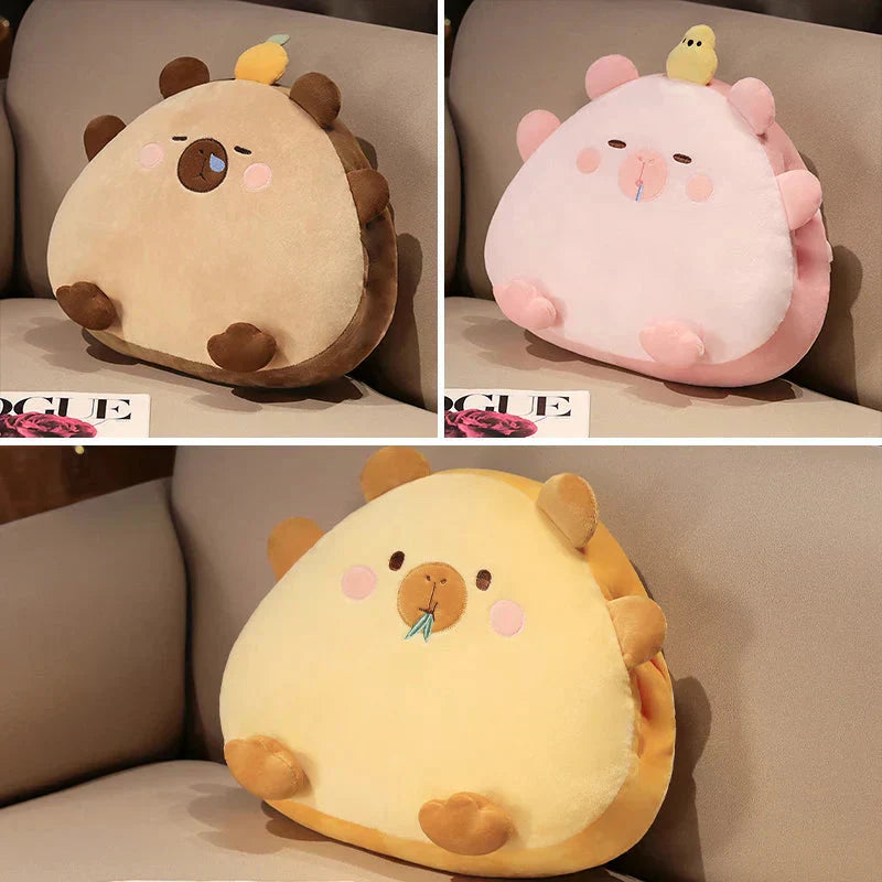 Adorable Stuffed Toy Pillow with Cozy Throw Blanket