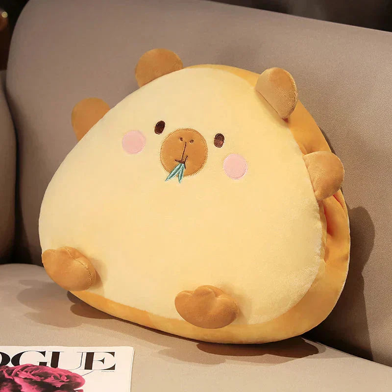 Adorable Stuffed Toy Pillow with Cozy Throw Blanket