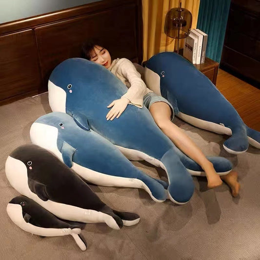 Big Cute Whale Soft Toy - Luxicro