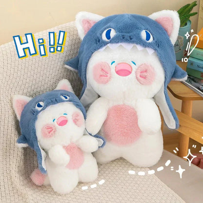 Cute Shark Cat Beanie Soft Toy