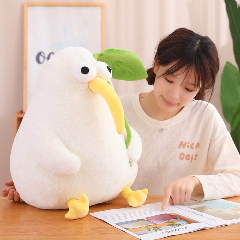 Cute White Kiwi Soft Toy