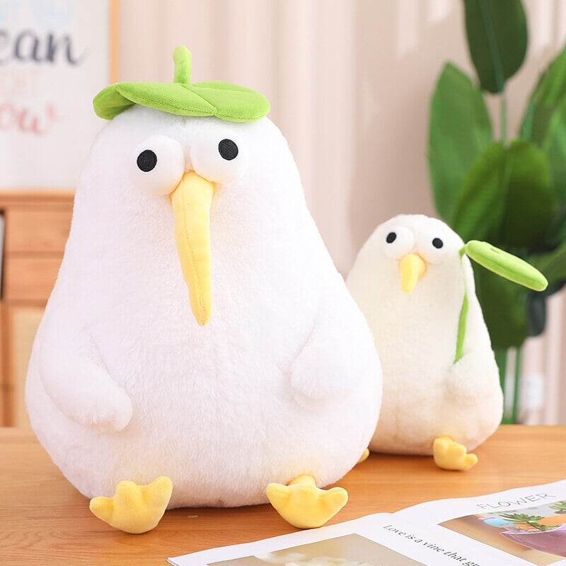 Cute White Kiwi Soft Toy