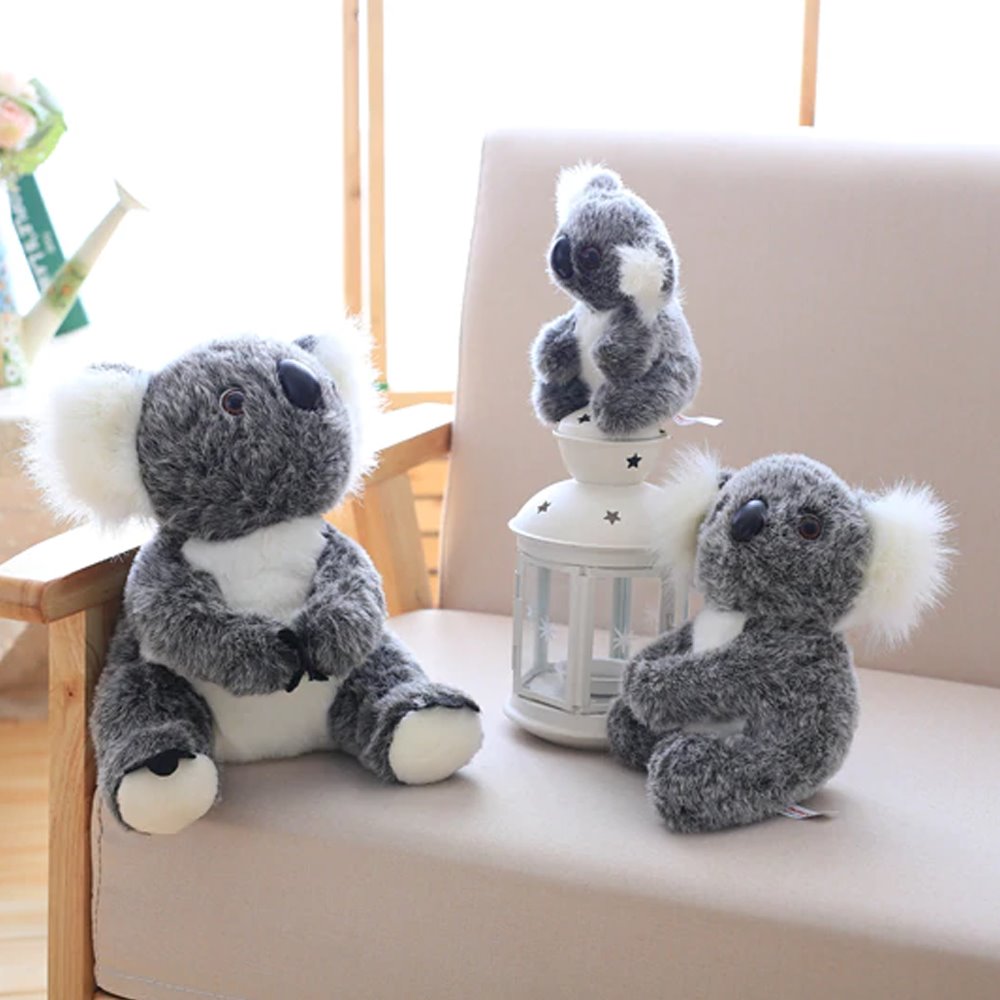 Adorable Koala Family Statue