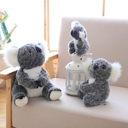 Adorable Koala Family Statue