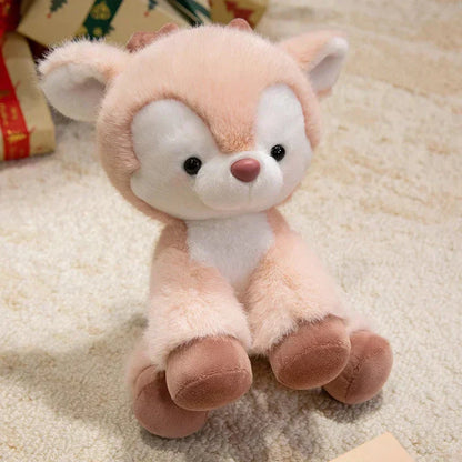 Adorable Fuzzy Reindeer Soft Toys