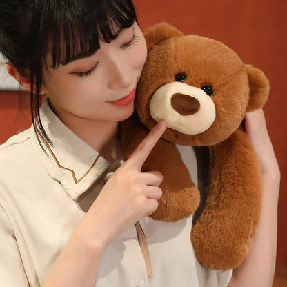 Snugly Cute Brown Plush Teddy Bear Toy