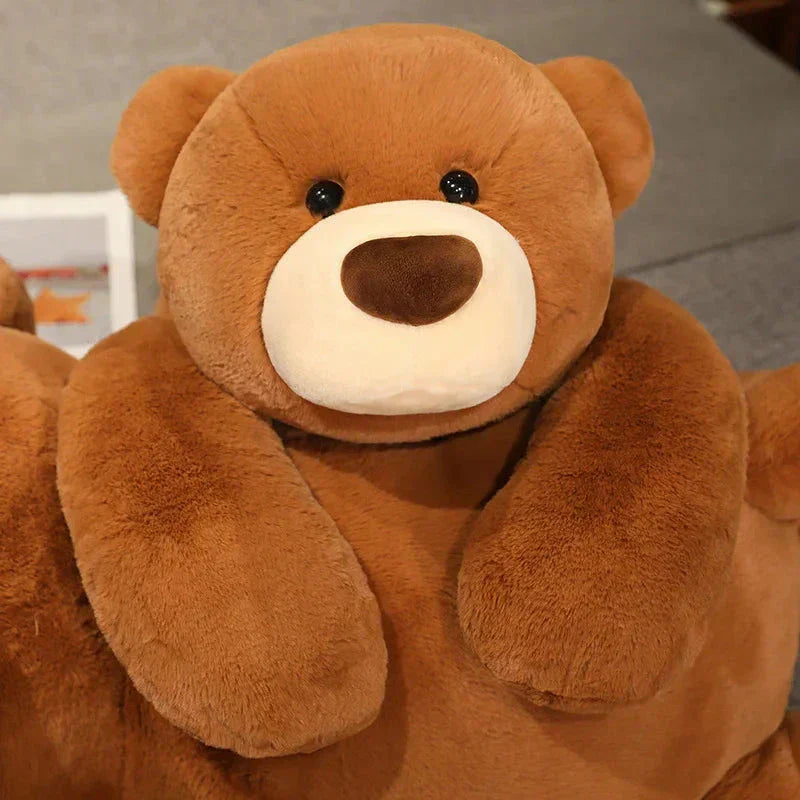 Snugly Cute Brown Plush Teddy Bear Toy