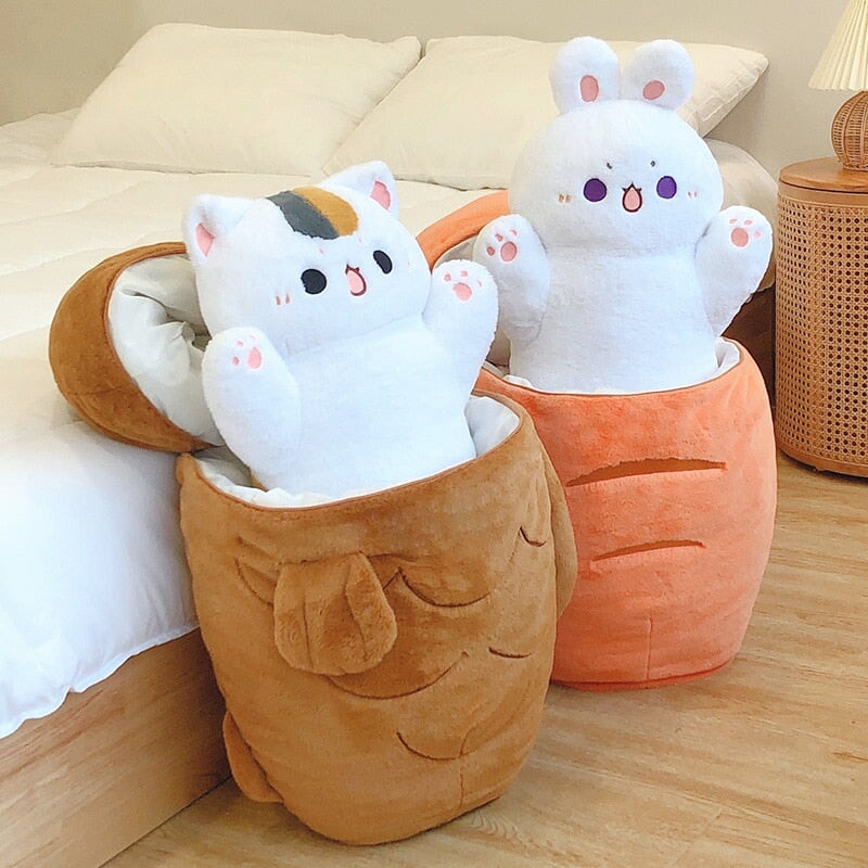 Big Cute Food Shaped Plush Toy Collection