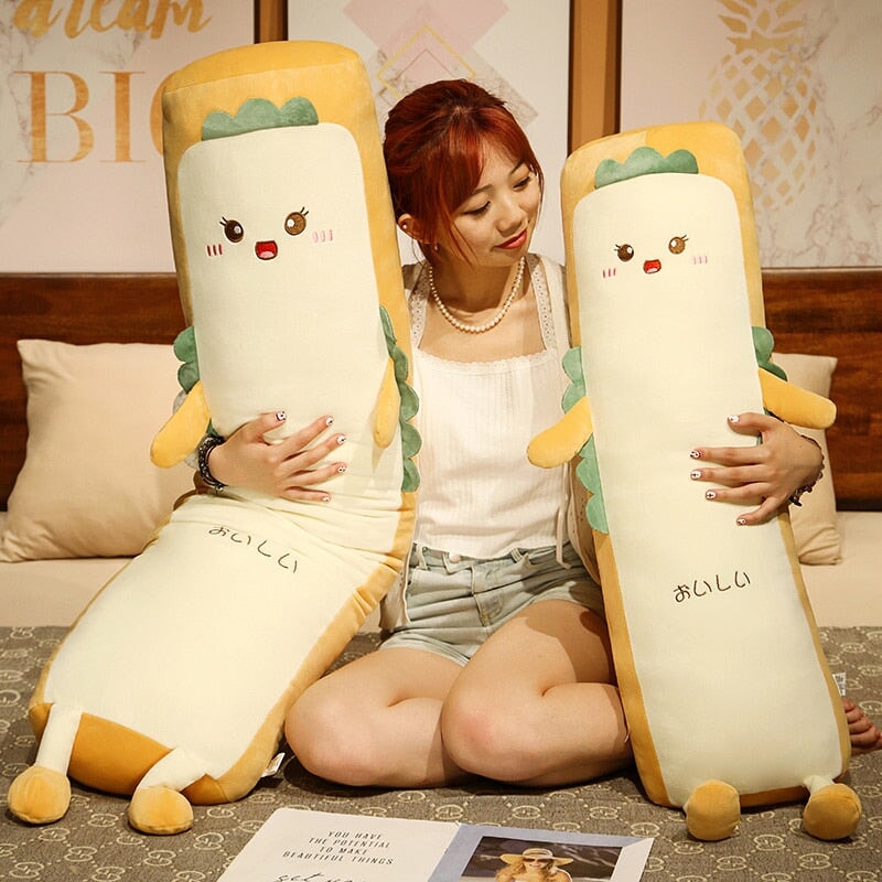 Big Plush Burrito Cushion Toy