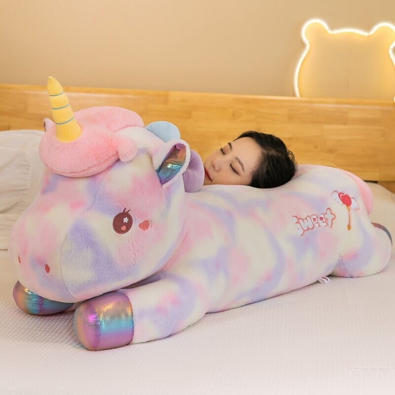 Vibrant Rainbow Plush Unicorn Toys