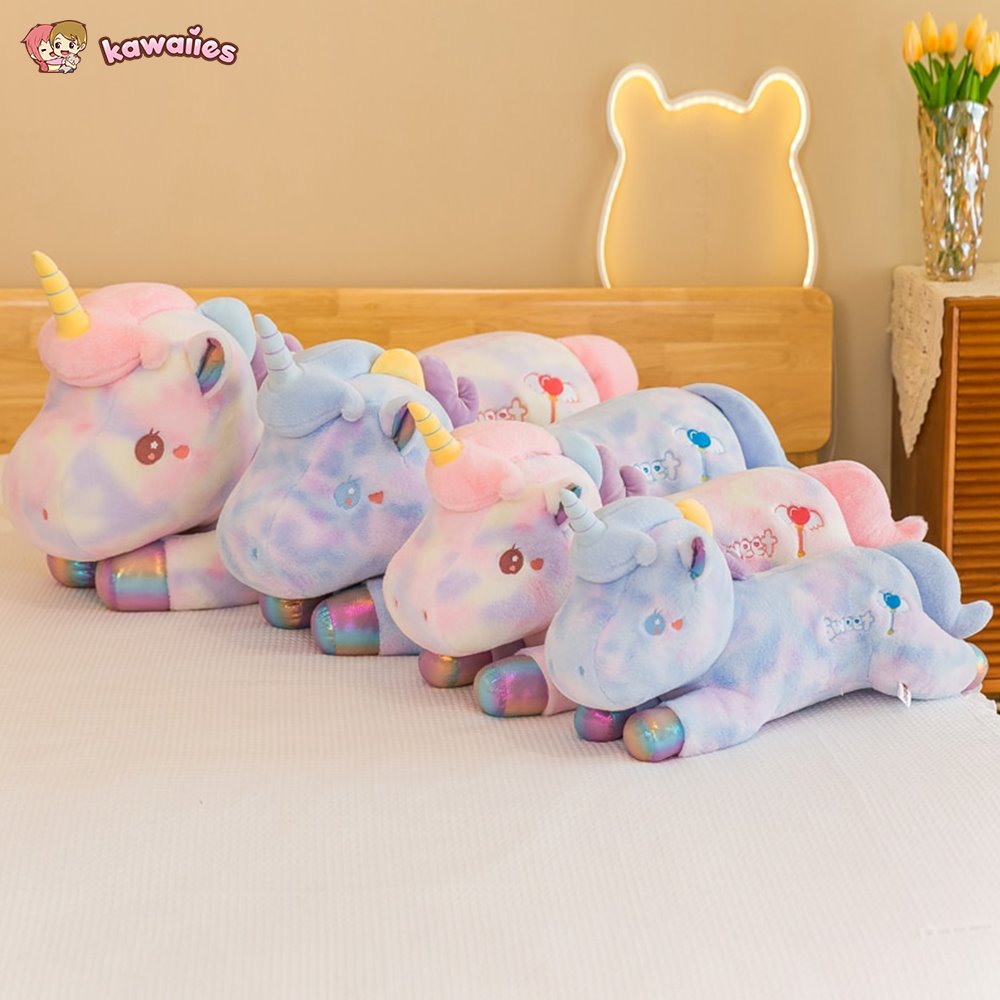 Vibrant Rainbow Plush Unicorn Toys