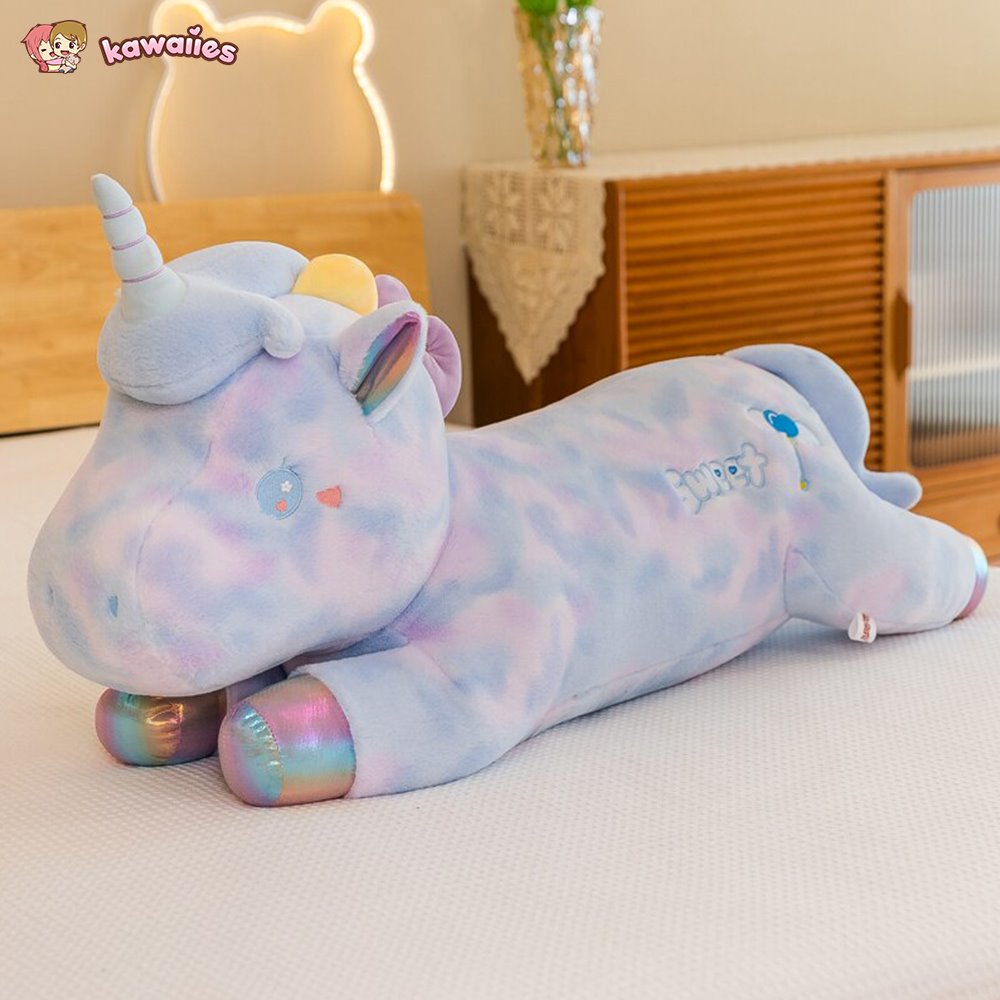 Vibrant Rainbow Plush Unicorn Toys