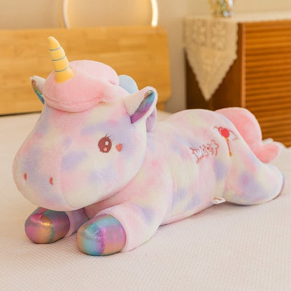 Vibrant Rainbow Plush Unicorn Toys