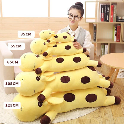 Cuddly Tall Giraffe Plush Toys - Luxicro