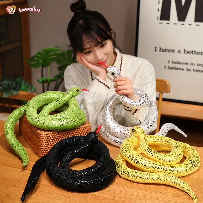 Colorful Snake Cuddle Toys