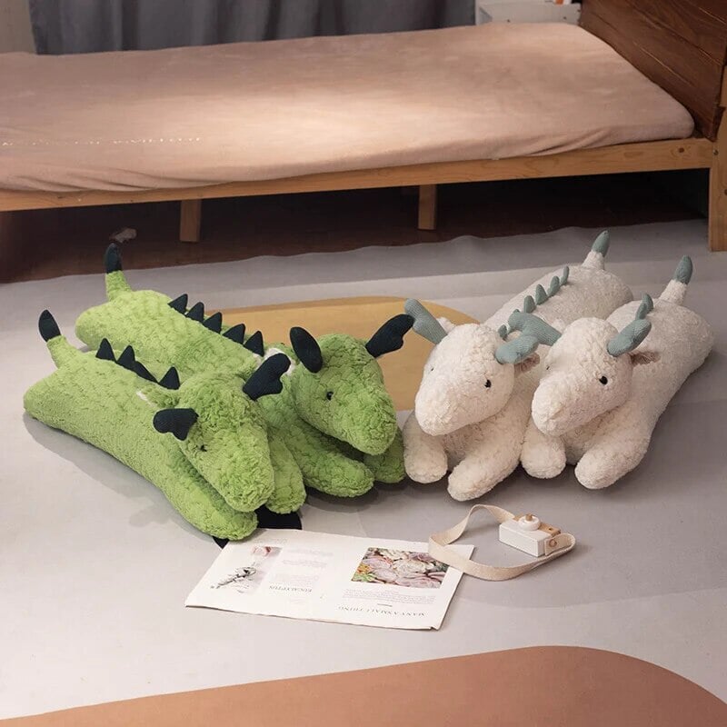 Plush Friendly Green Dragon Toys