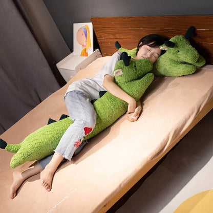 Plush Friendly Green Dragon Toys