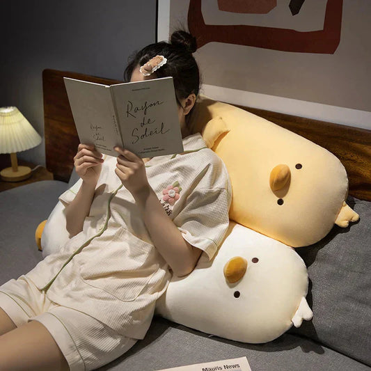 Cuddly Large Bright Rubber Duck Plush Toy - Luxicro