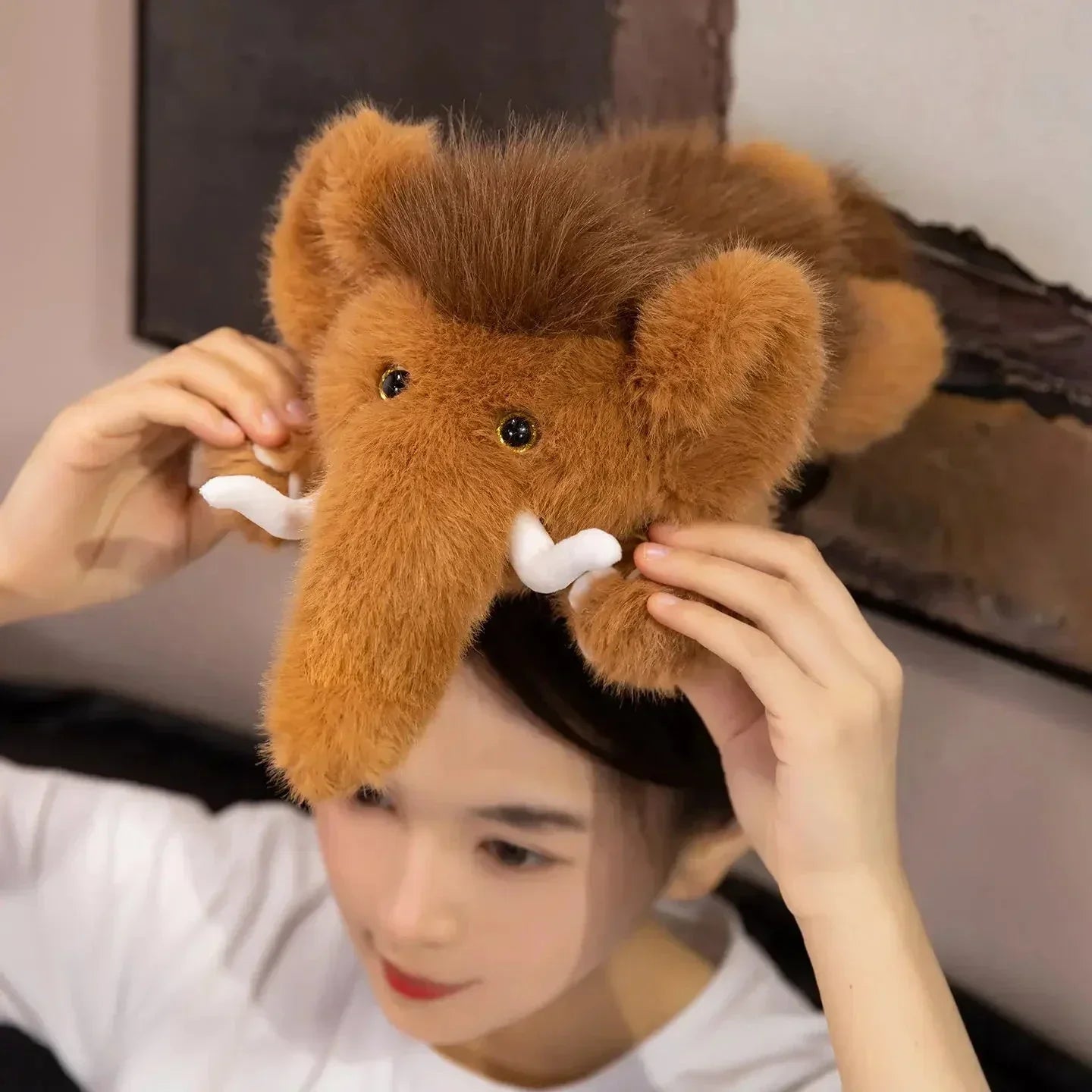 Cuddly Mammoth Soft Toy Plush
