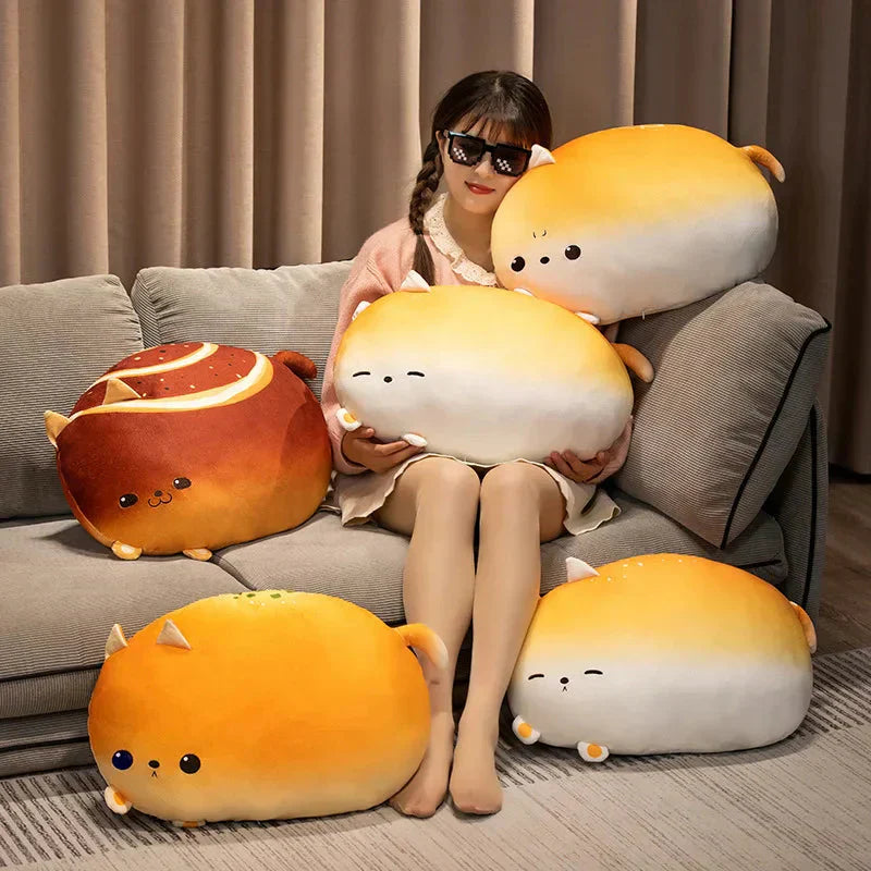 Cute Kitten Bread Plush Toys