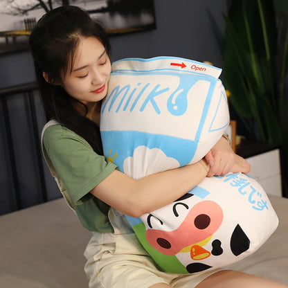 Soft Milk Box Cute Plush Toy