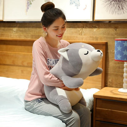 Snuggly Husky Soft Plush Toy