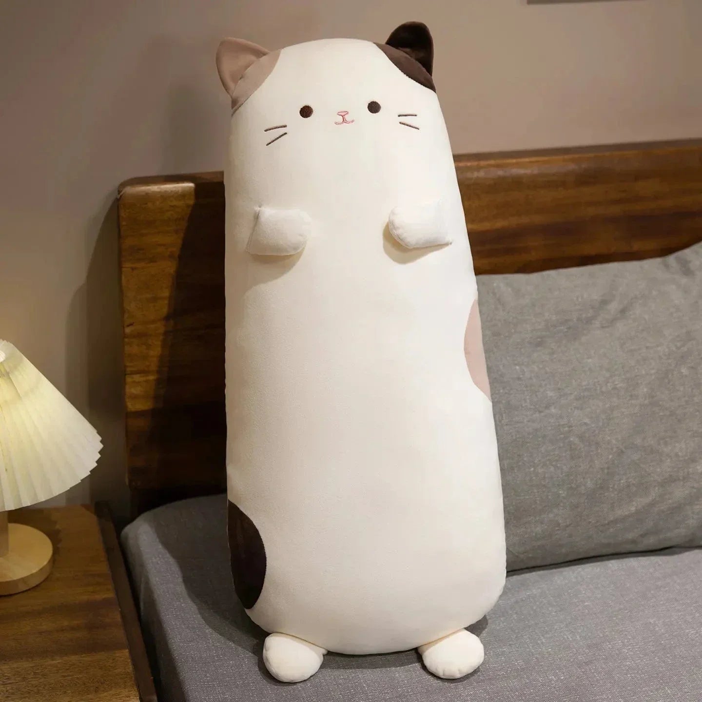 Cuddly Spotted Kitten Soft Plush Toy
