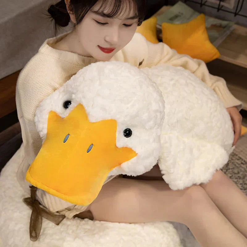 Big Soft White Duck Plush Toy