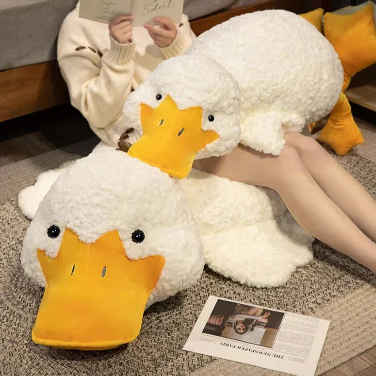 Big Soft White Duck Plush Toy