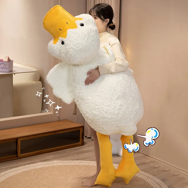 Big Soft White Duck Plush Toy