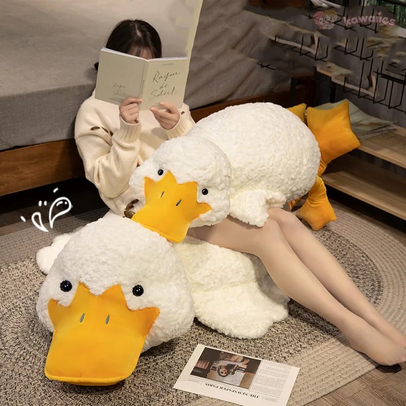 Big Soft White Duck Plush Toy