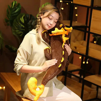 Soft Brown Dragon Genshin Plush Toy - Luxicro