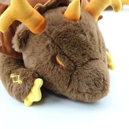 Soft Brown Dragon Genshin Plush Toy