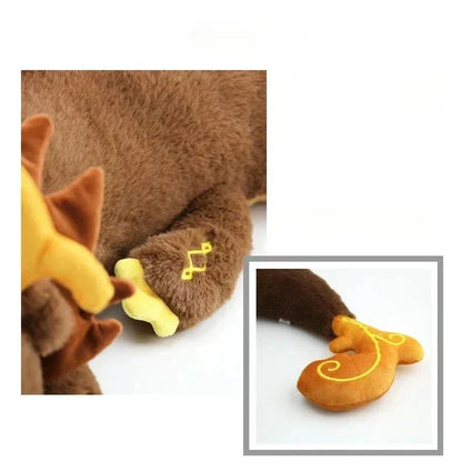 Soft Brown Dragon Genshin Plush Toy