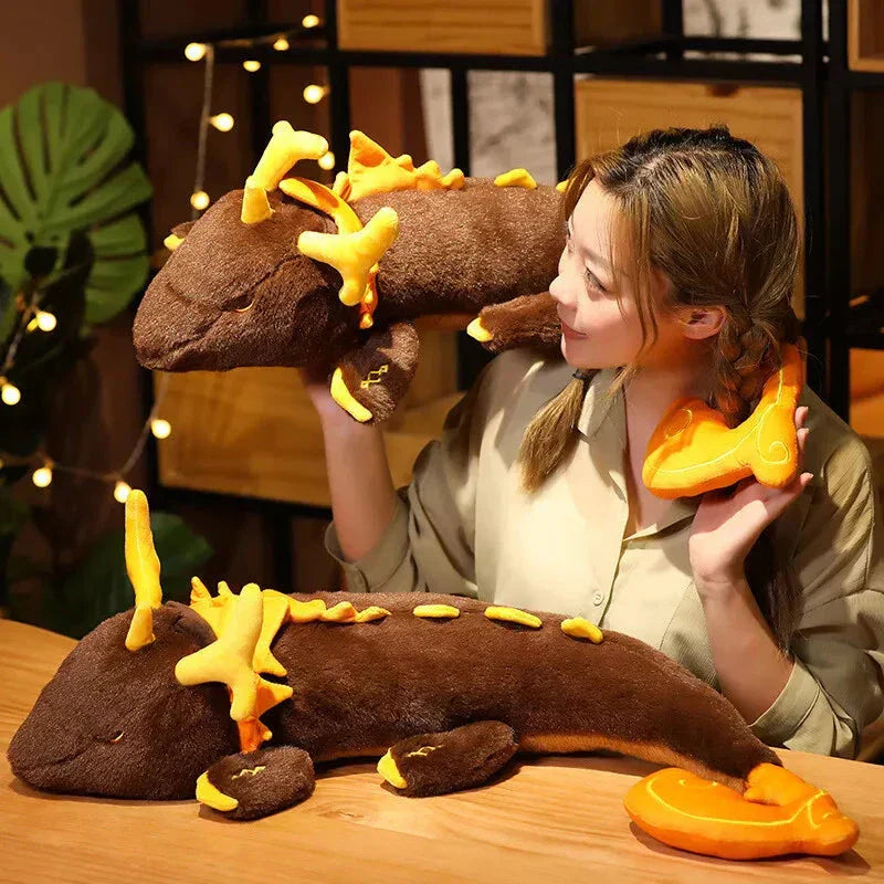 Soft Brown Dragon Genshin Plush Toy