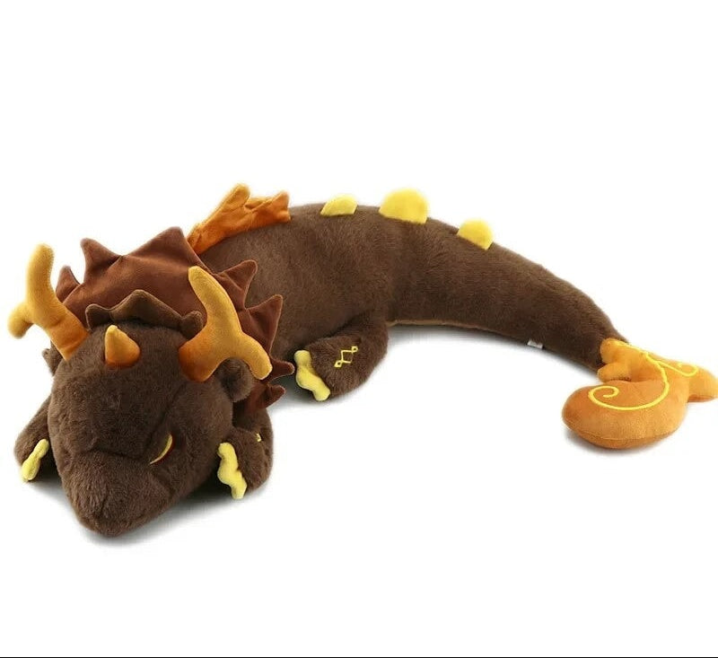 Soft Brown Dragon Genshin Plush Toy