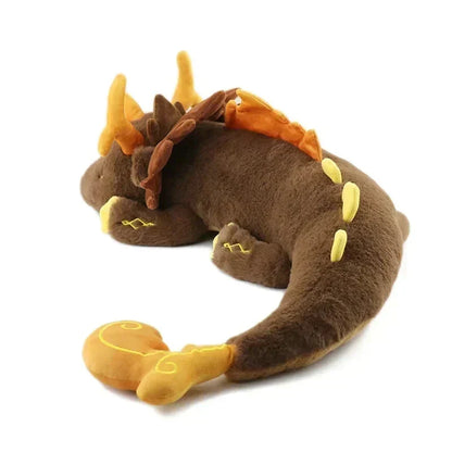 Cuddly Brown Dragon Genshin Plush Figure