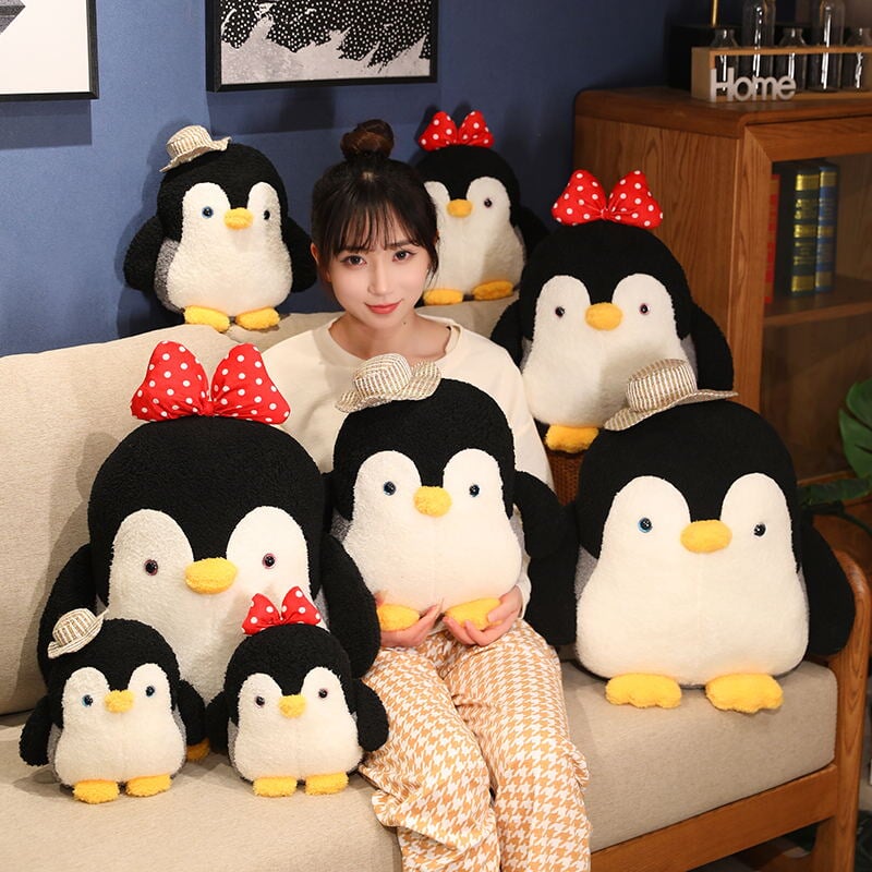 Plush Cute Teddy Penguin Toy - Luxicro