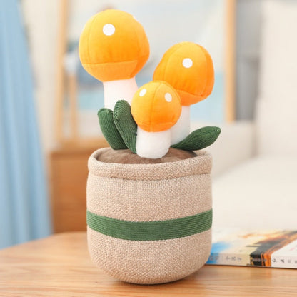 Adorable Fun Mushroom Figurine Planter