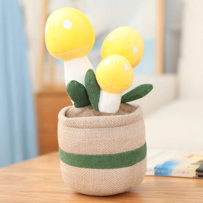 Cute Fungi Planter Soft Toy