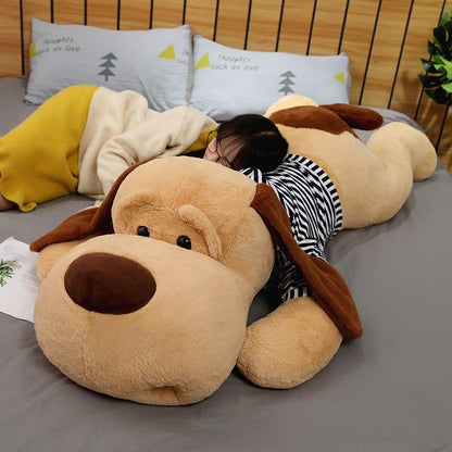 Soft Teddy Dog Cuddle Buddy