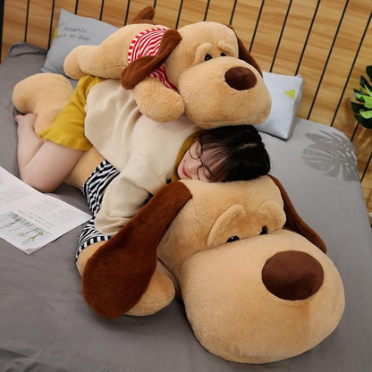 Soft Teddy Dog Cuddle Buddy