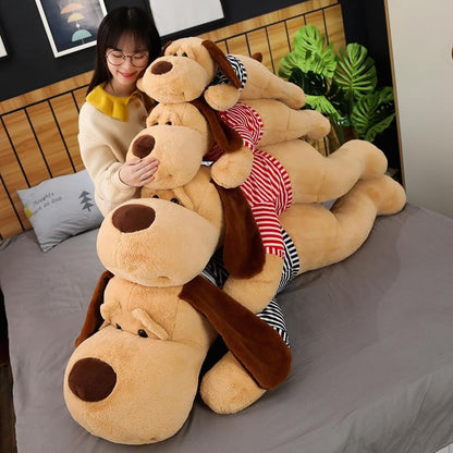 Soft Teddy Dog Cuddle Buddy