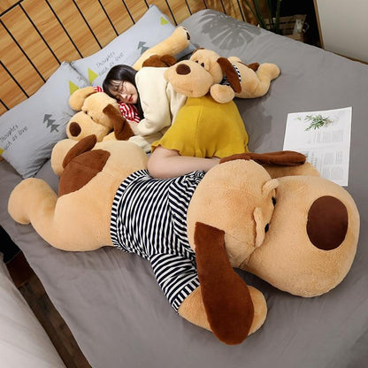 Soft Teddy Dog Cuddle Buddy